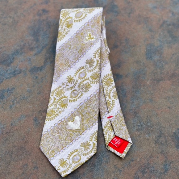 Christian Lacroix 100% Silk Tie Made in Italy - Picture 3 of 10